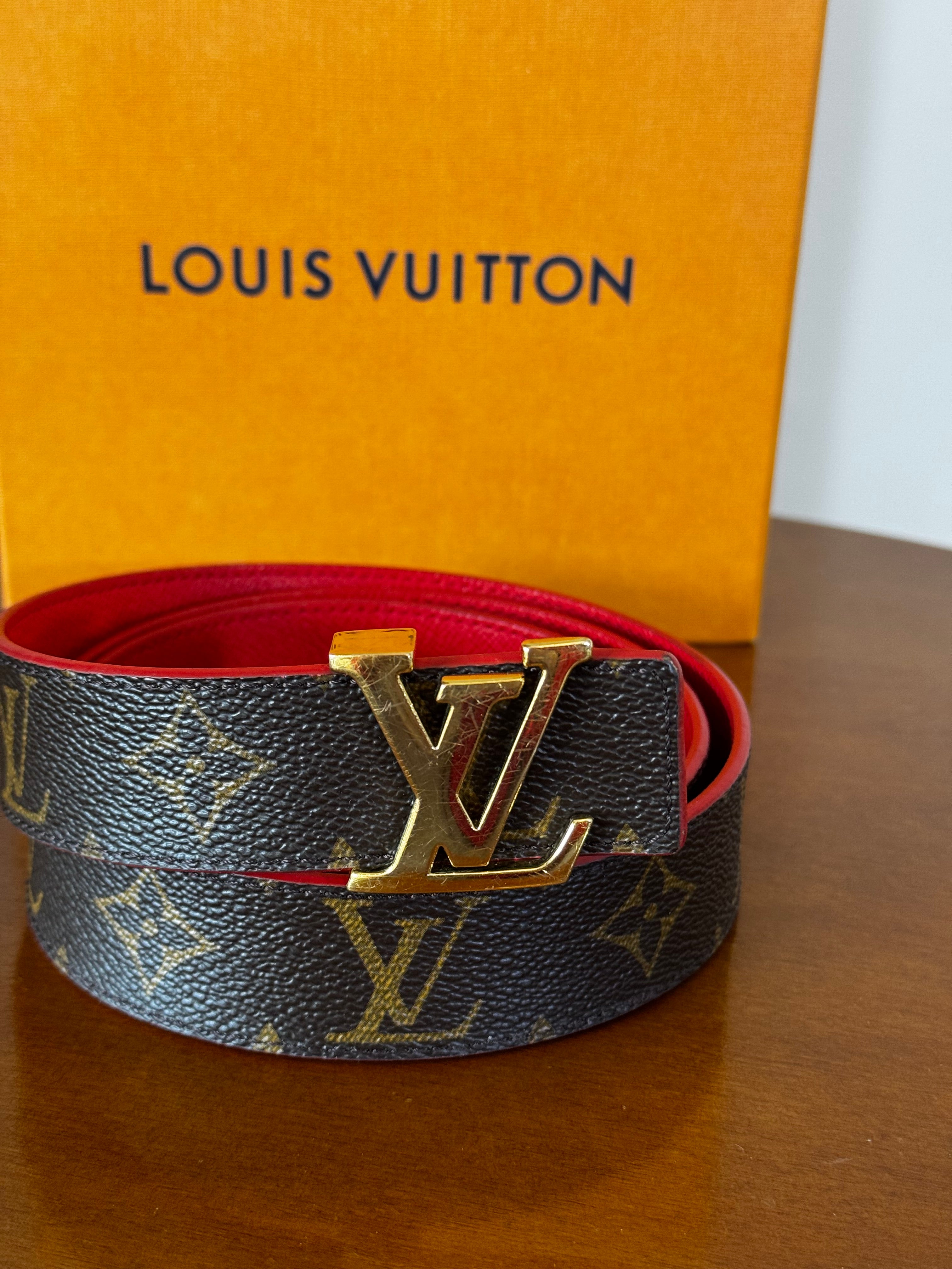 Louis vuitton cintura reversibile