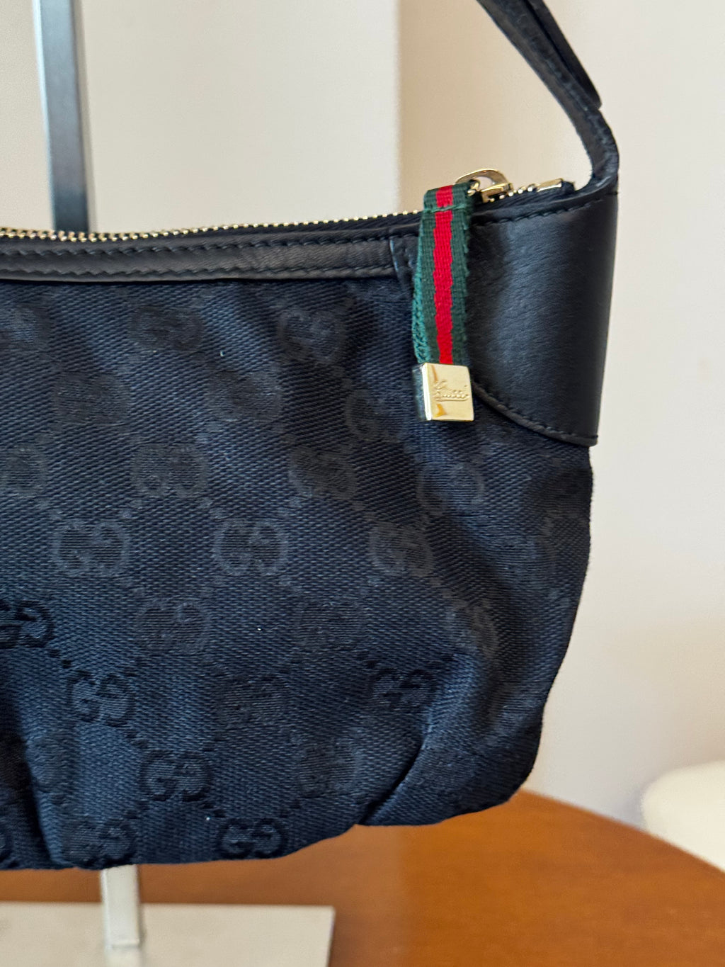 Gucci Princy Pleated Pochette in tela GG