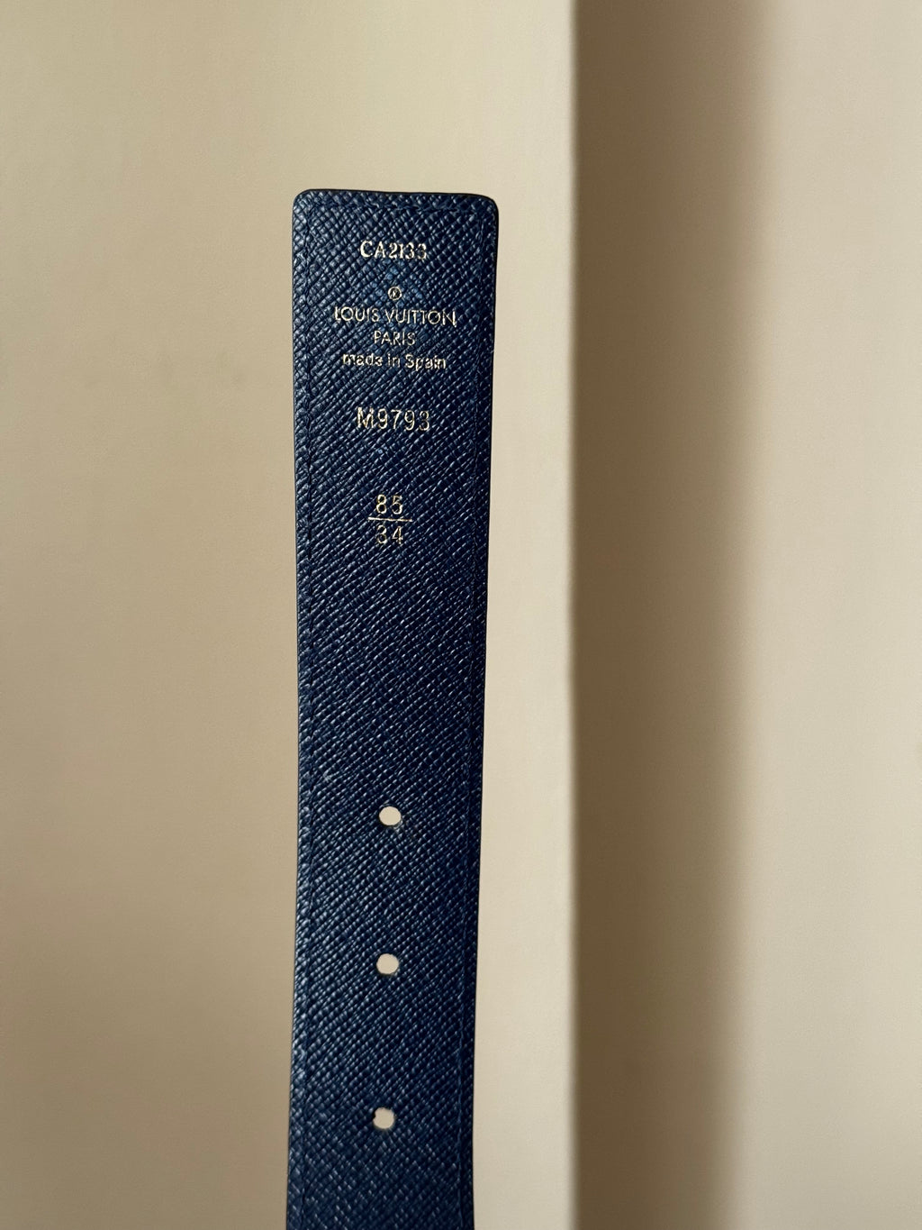 Louis Vuitton Cintura Monogram reversibile