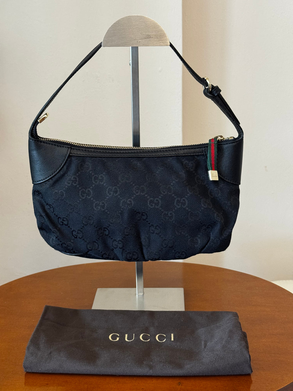 Gucci Princy Pleated Pochette in tela GG