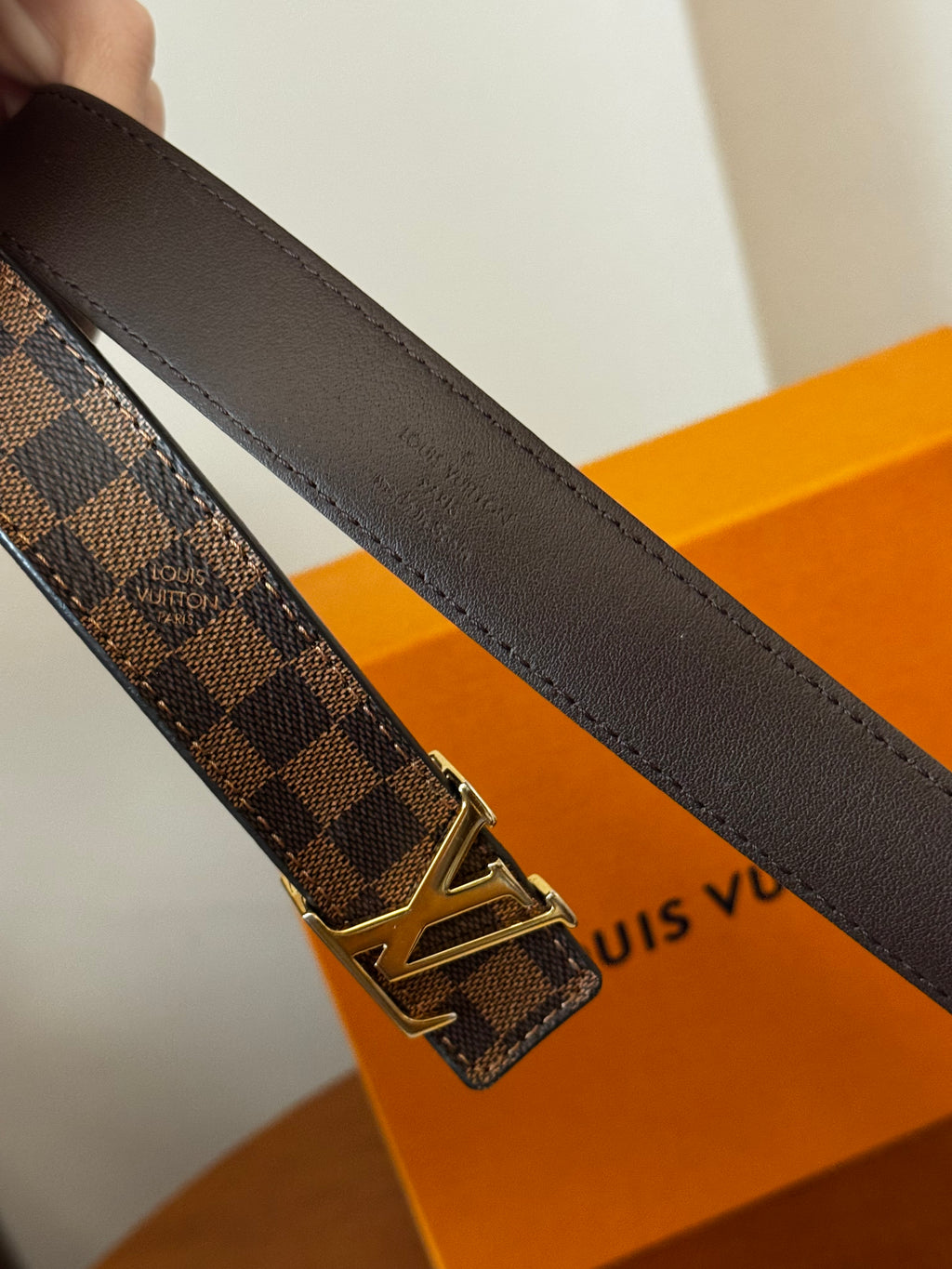 Louis Vuitton Cintura Damier Ebene