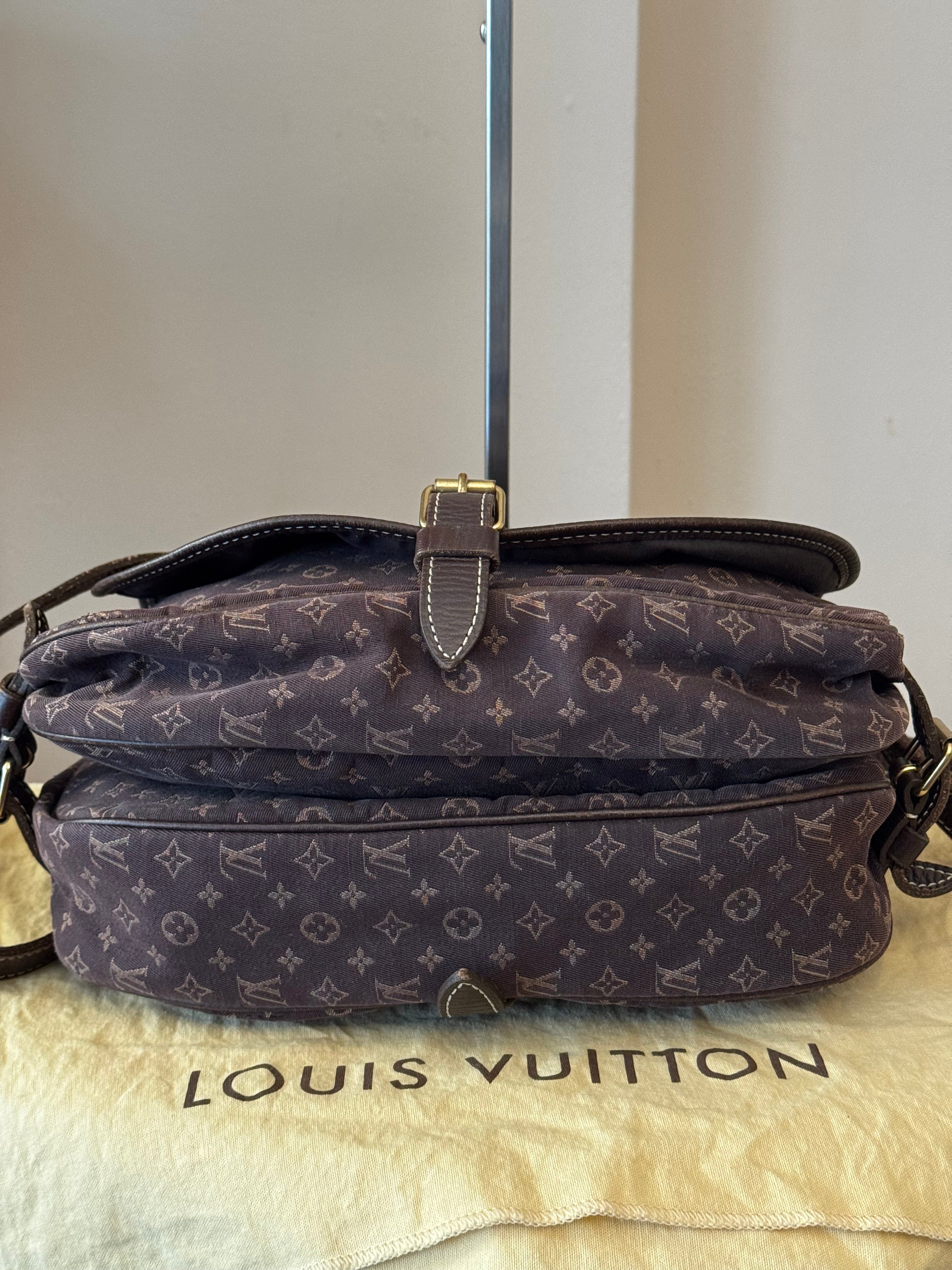 Louis Vuitton Monogram Mini Lin Saumur 30