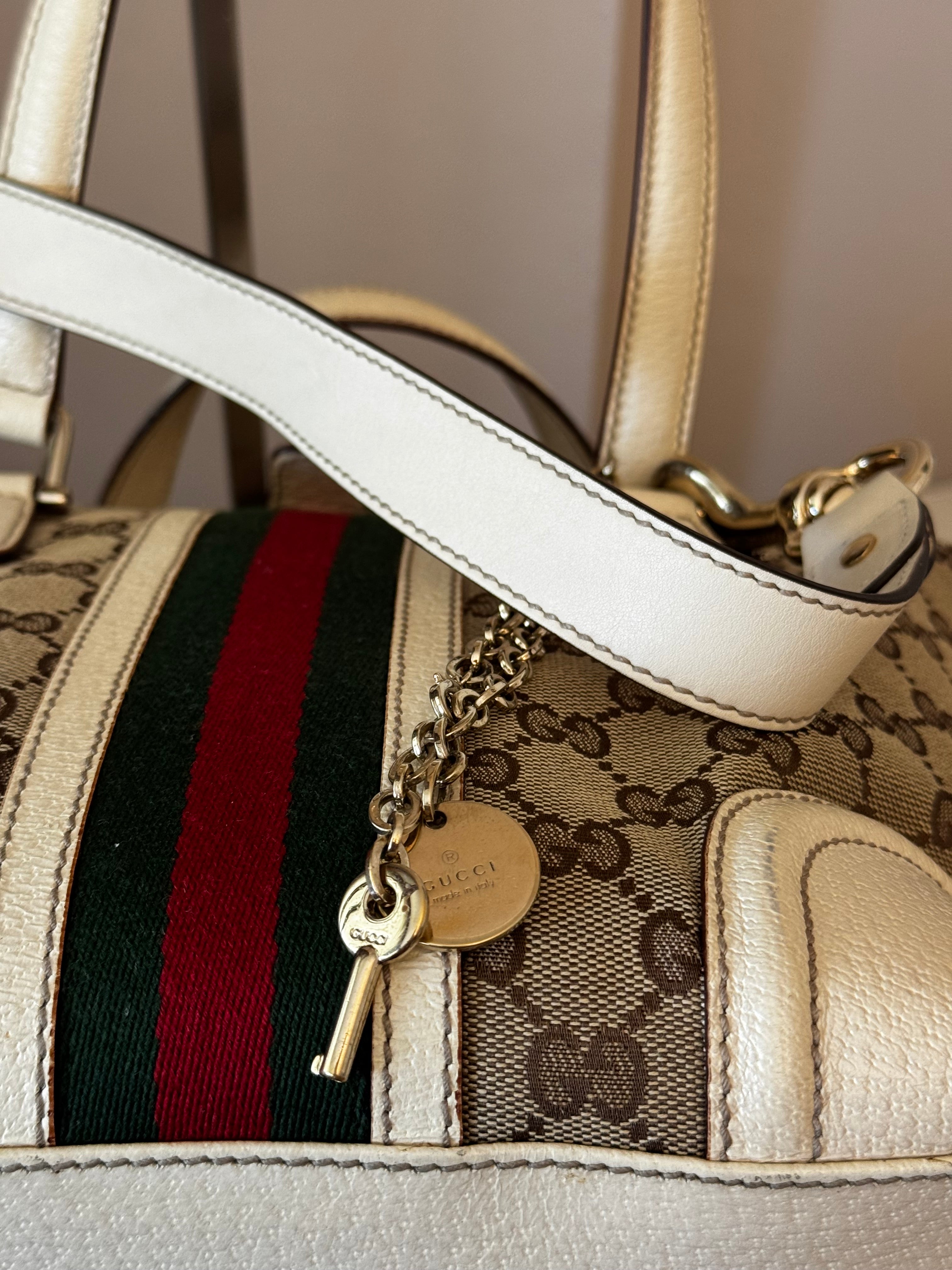 Gucci GG Canvas Web Treasure Boston