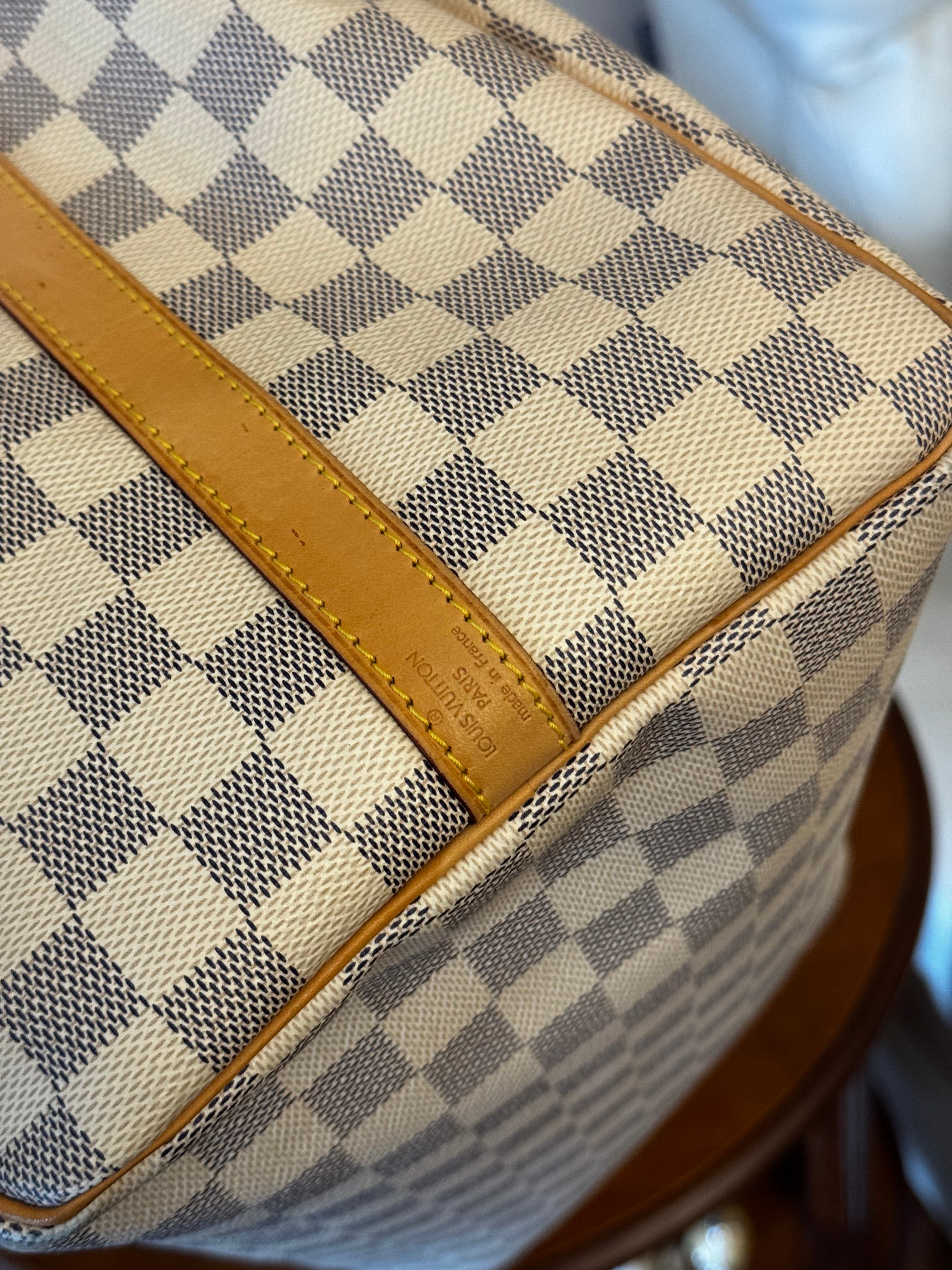 Louis Vuitton Speedy  Bandouliere 35 Damier Azur