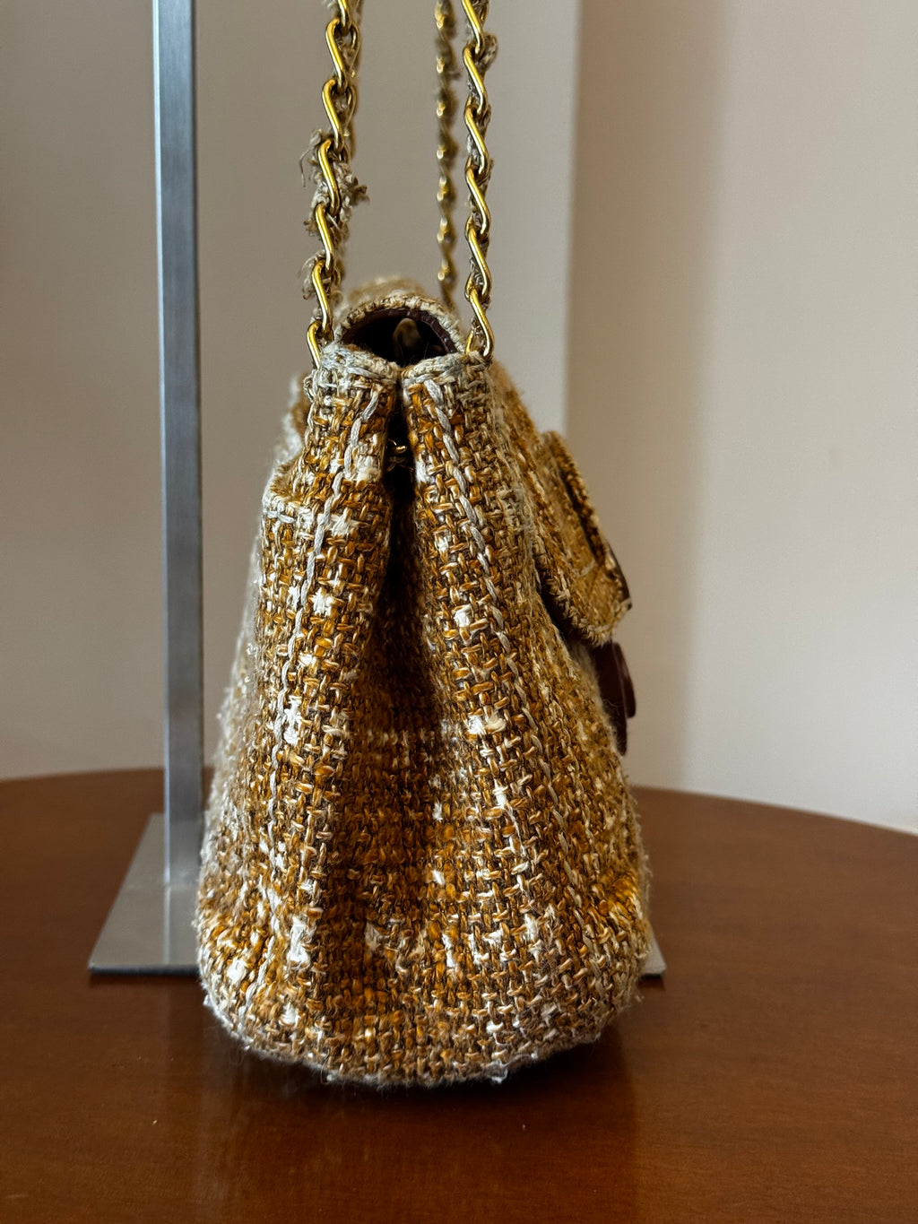 Prada Tela Tweed Flap Bag