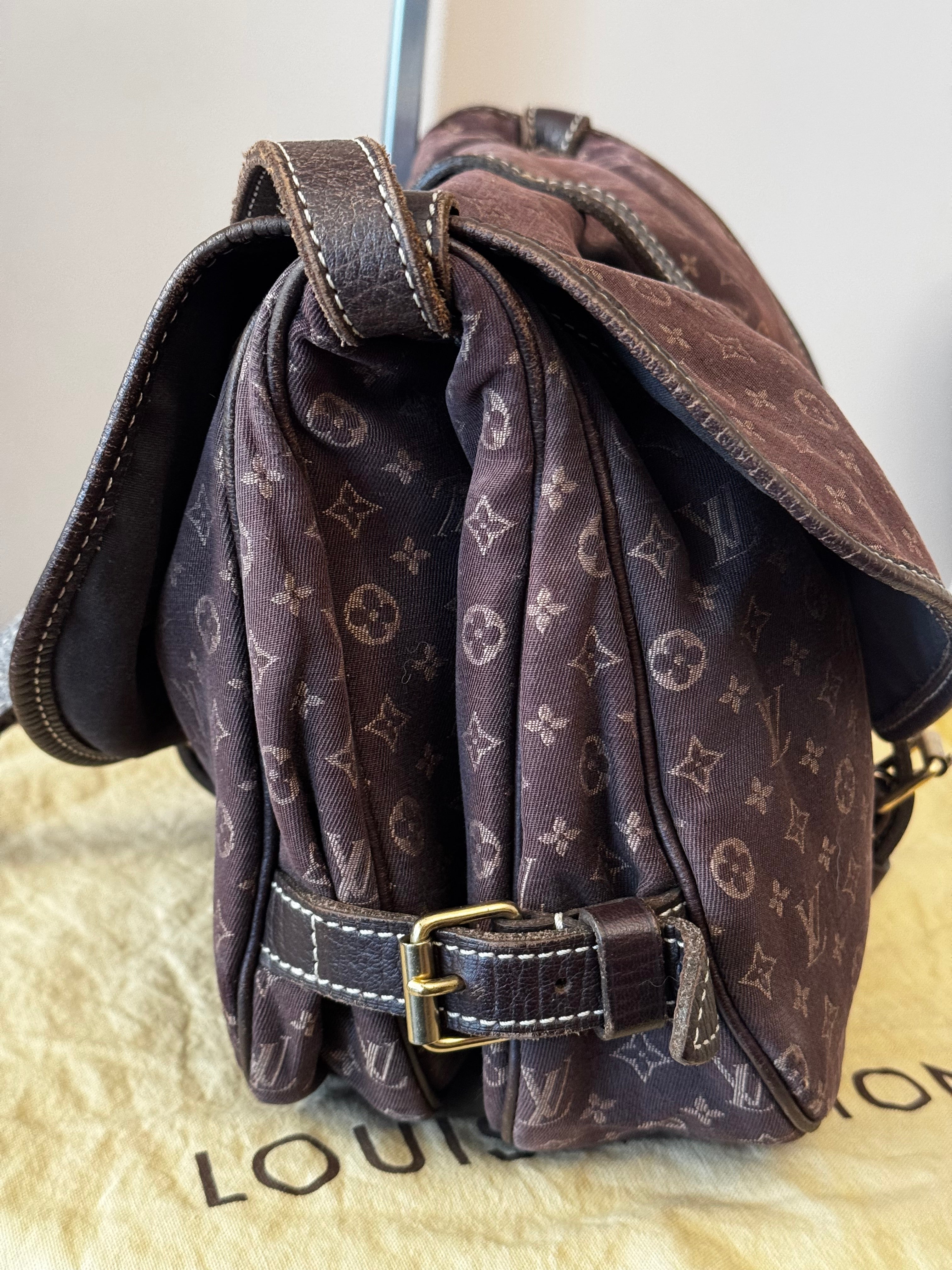 Louis Vuitton Monogram Mini Lin Saumur 30