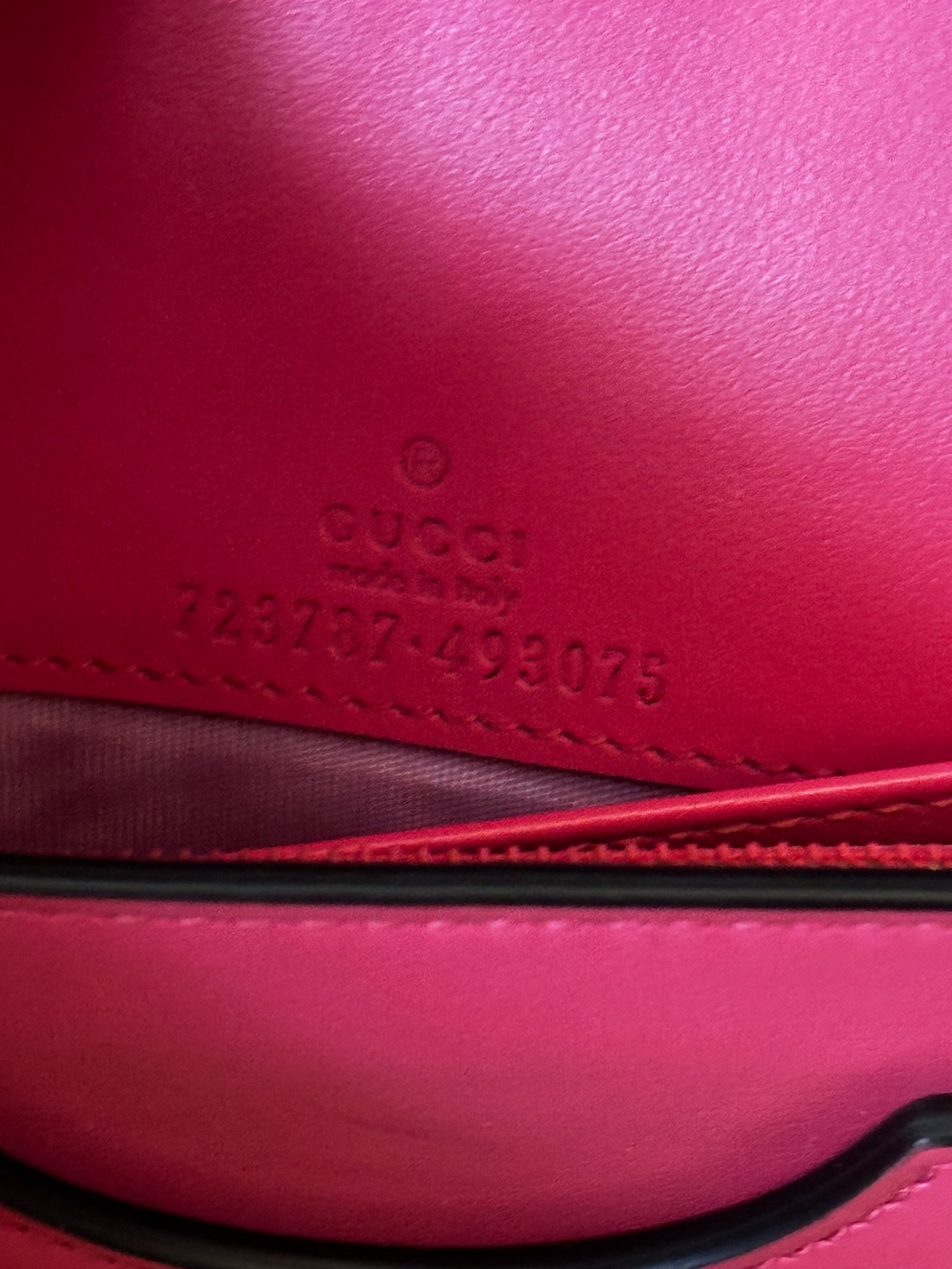 Gucci GG Matelassé Chain Wallet