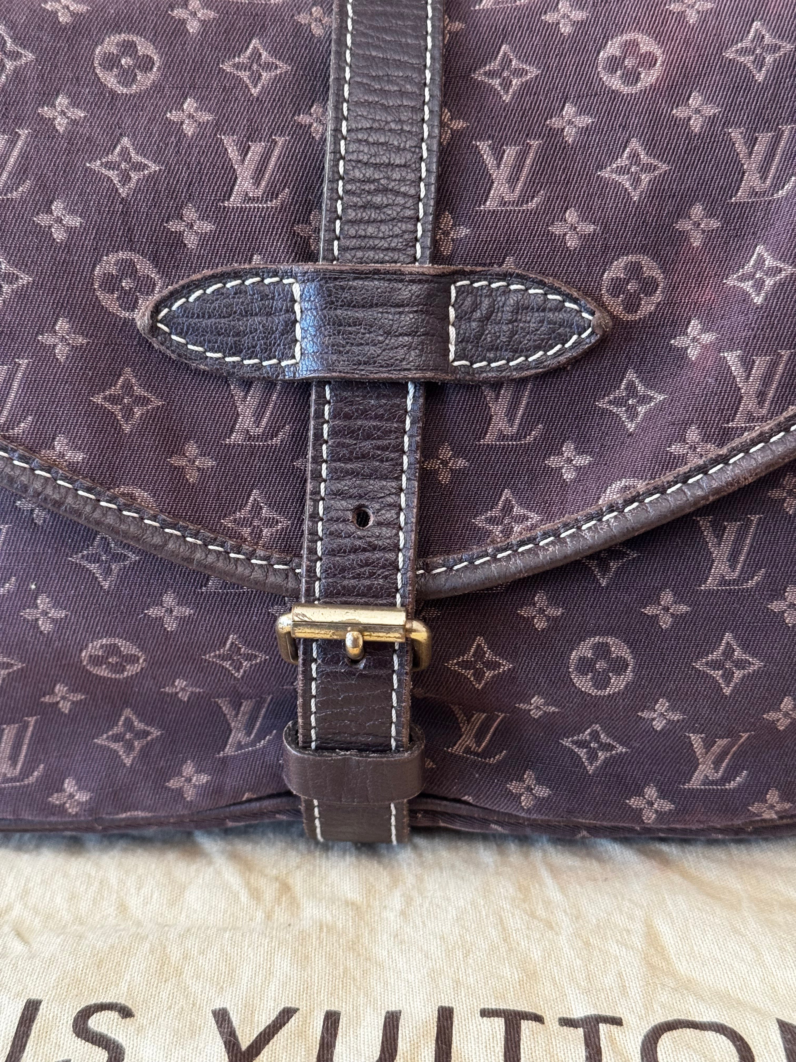 Louis Vuitton Monogram Mini Lin Saumur 30