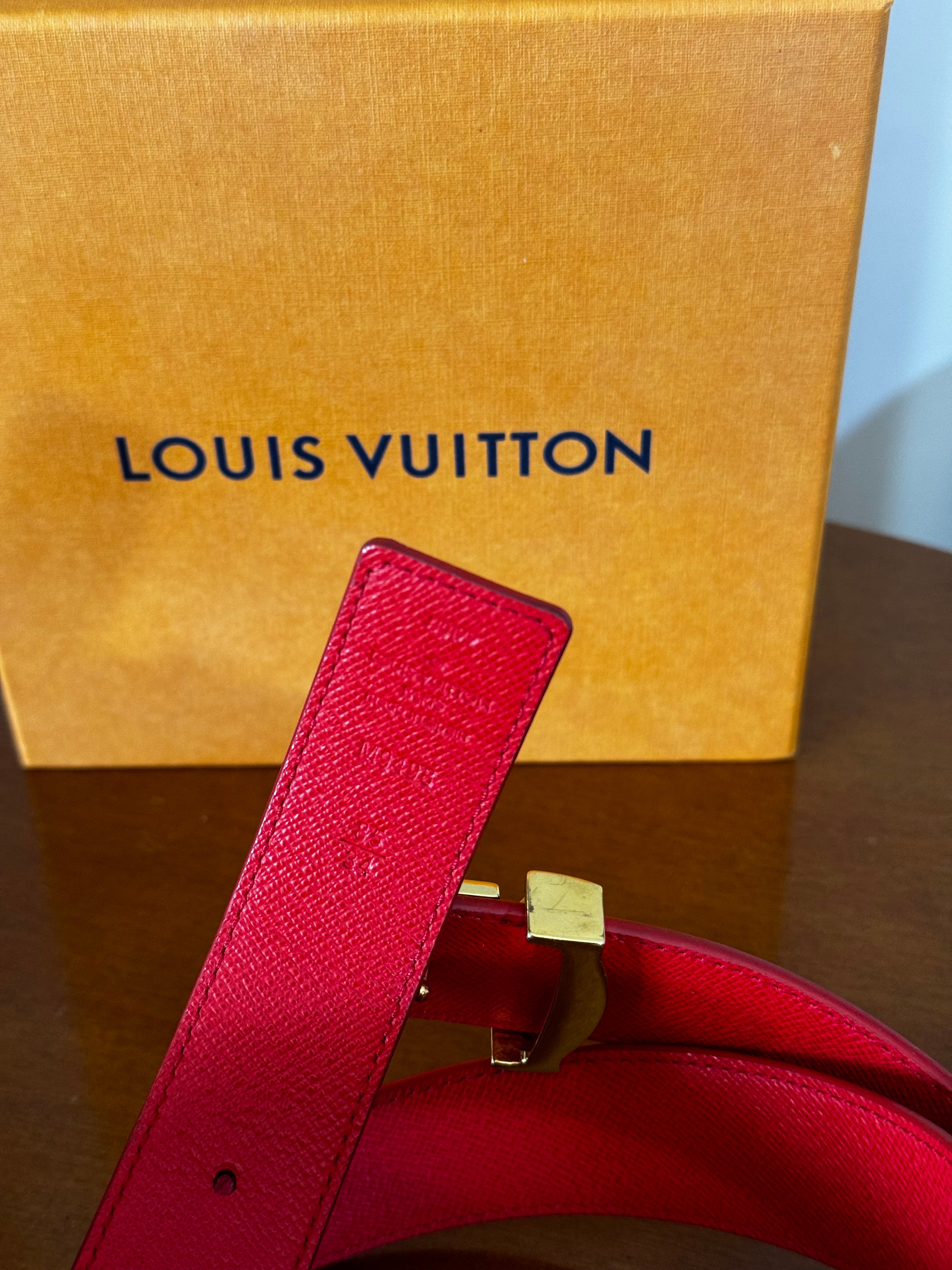 Louis vuitton cintura reversibile