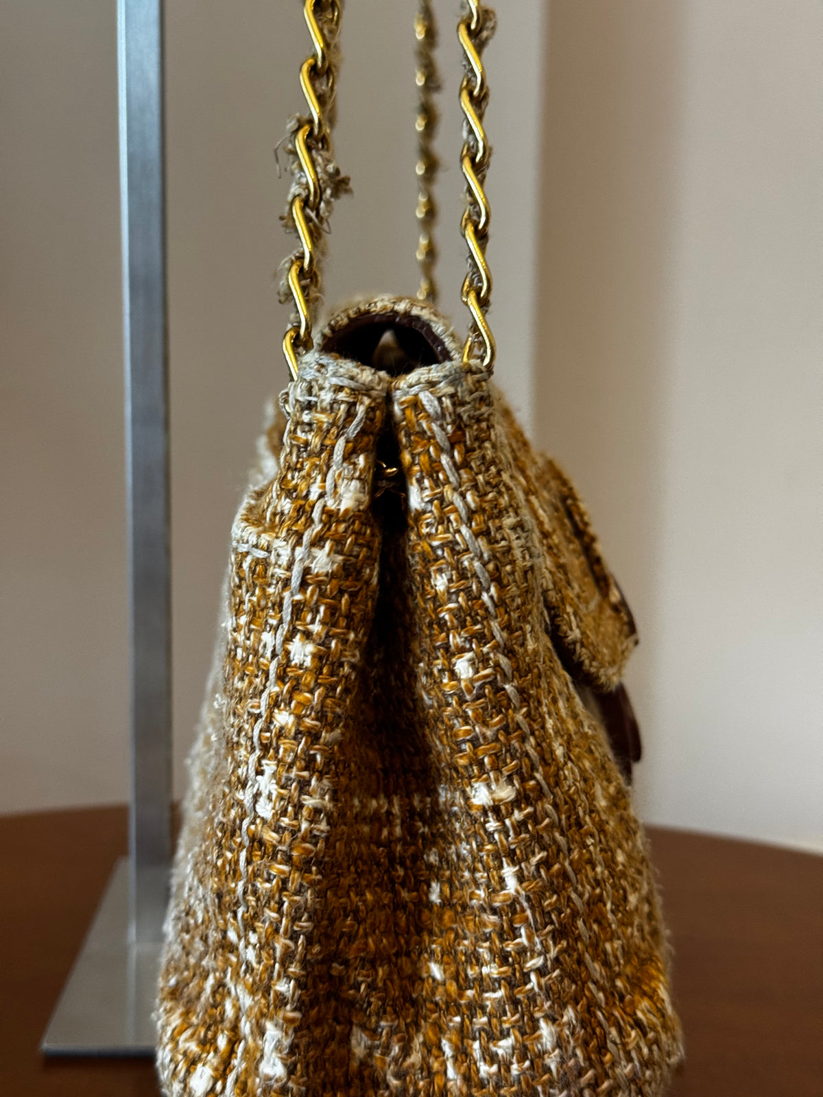 Prada Tela Tweed Flap Bag