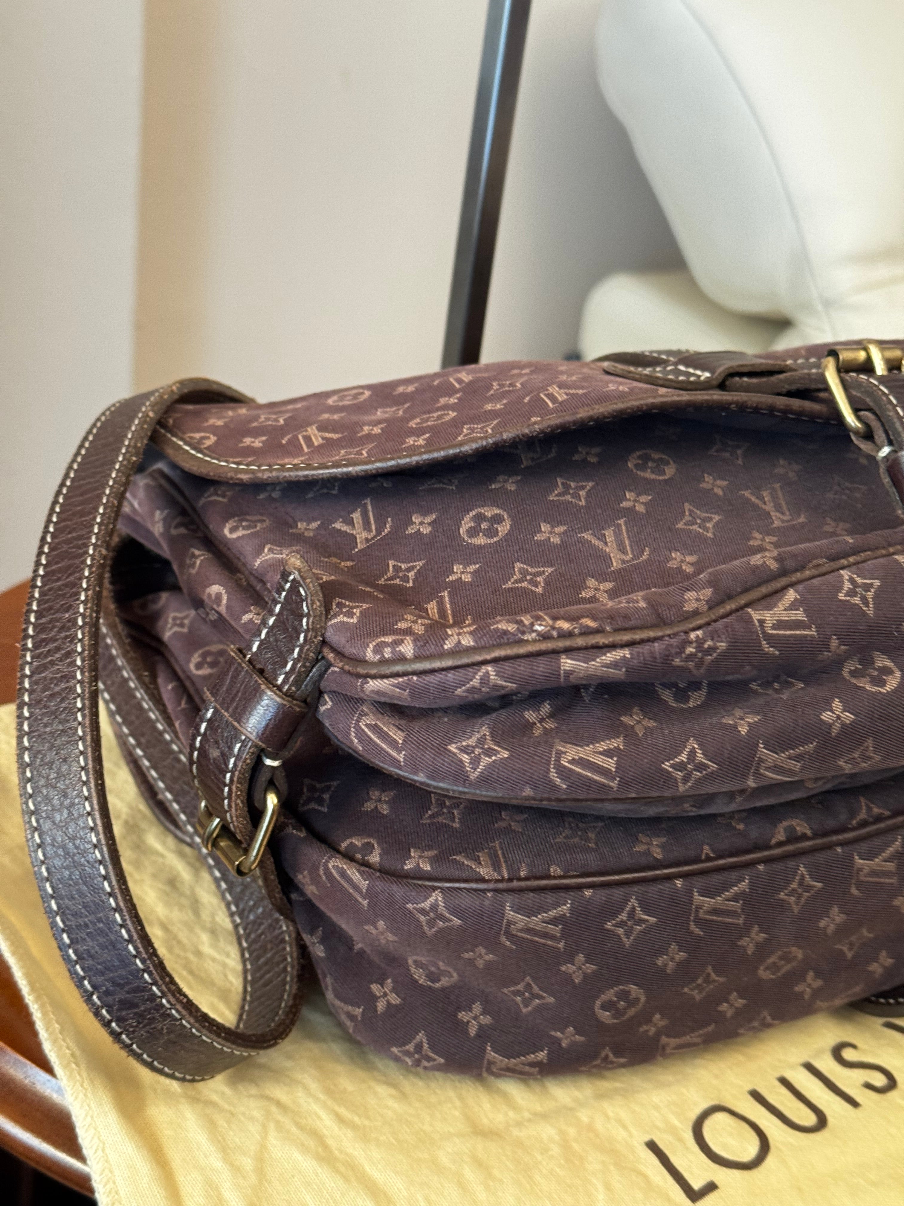 Louis Vuitton Monogram Mini Lin Saumur 30