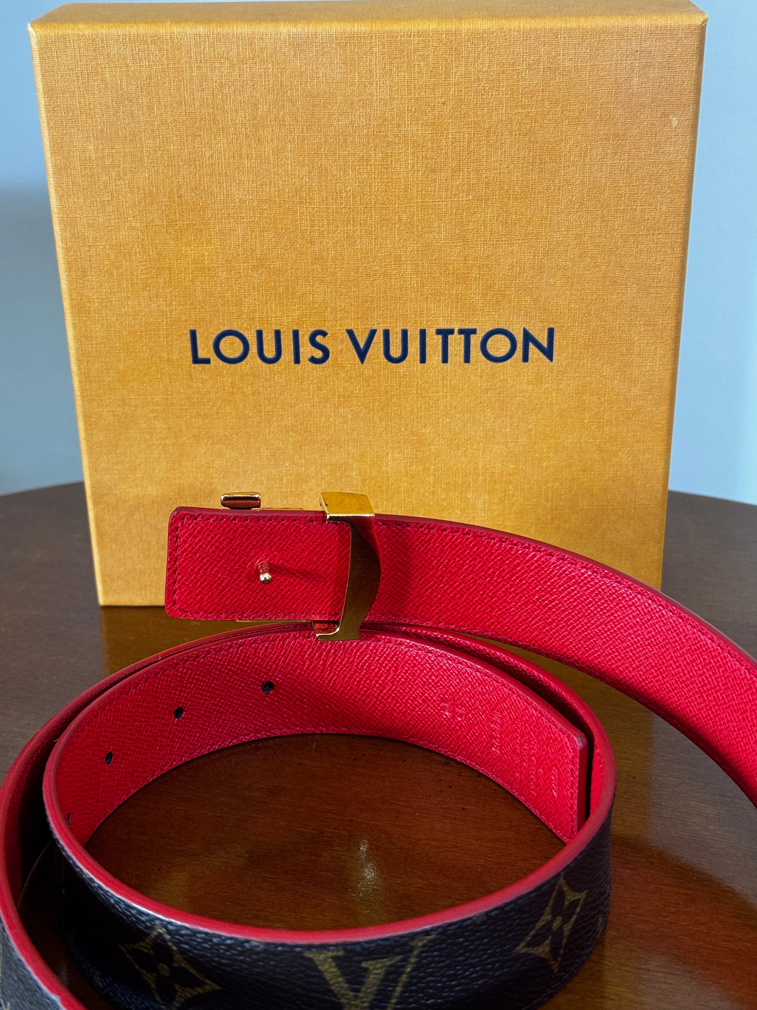 Louis vuitton cintura reversibile