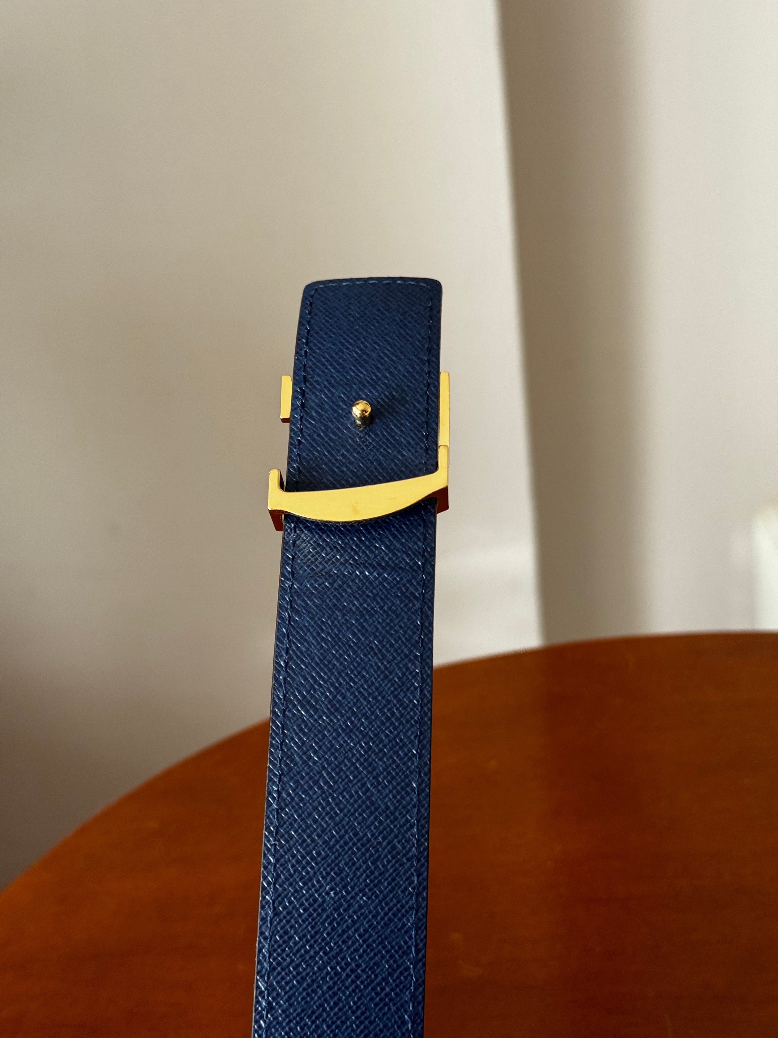 Louis Vuitton Cintura Monogram reversibile