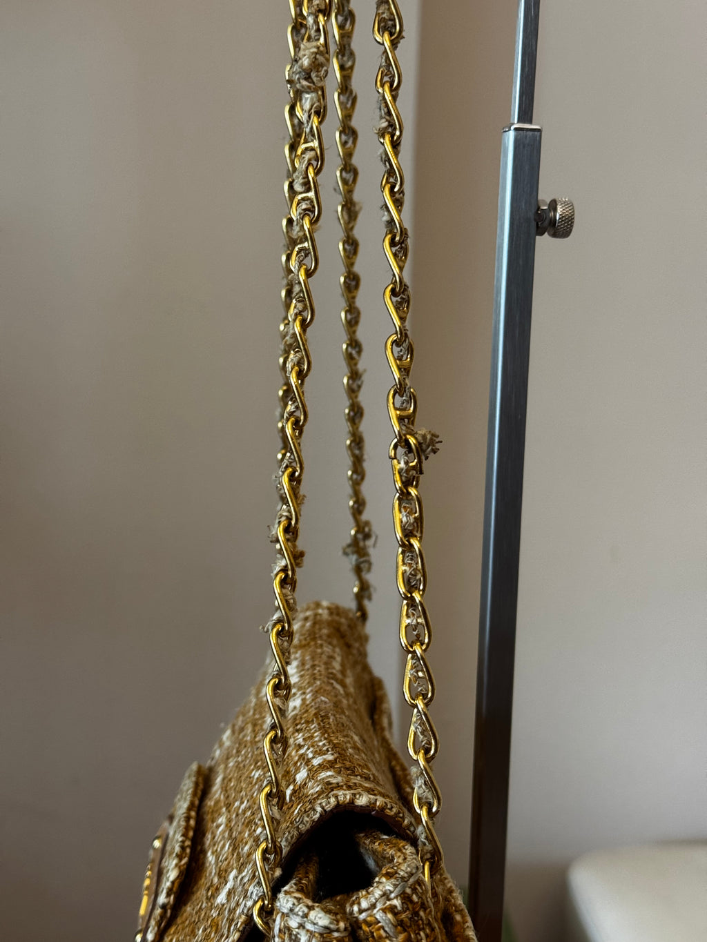 Prada Tela Tweed Flap Bag