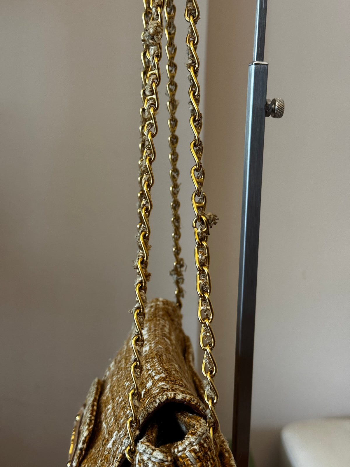 Prada Tela Tweed Flap Bag
