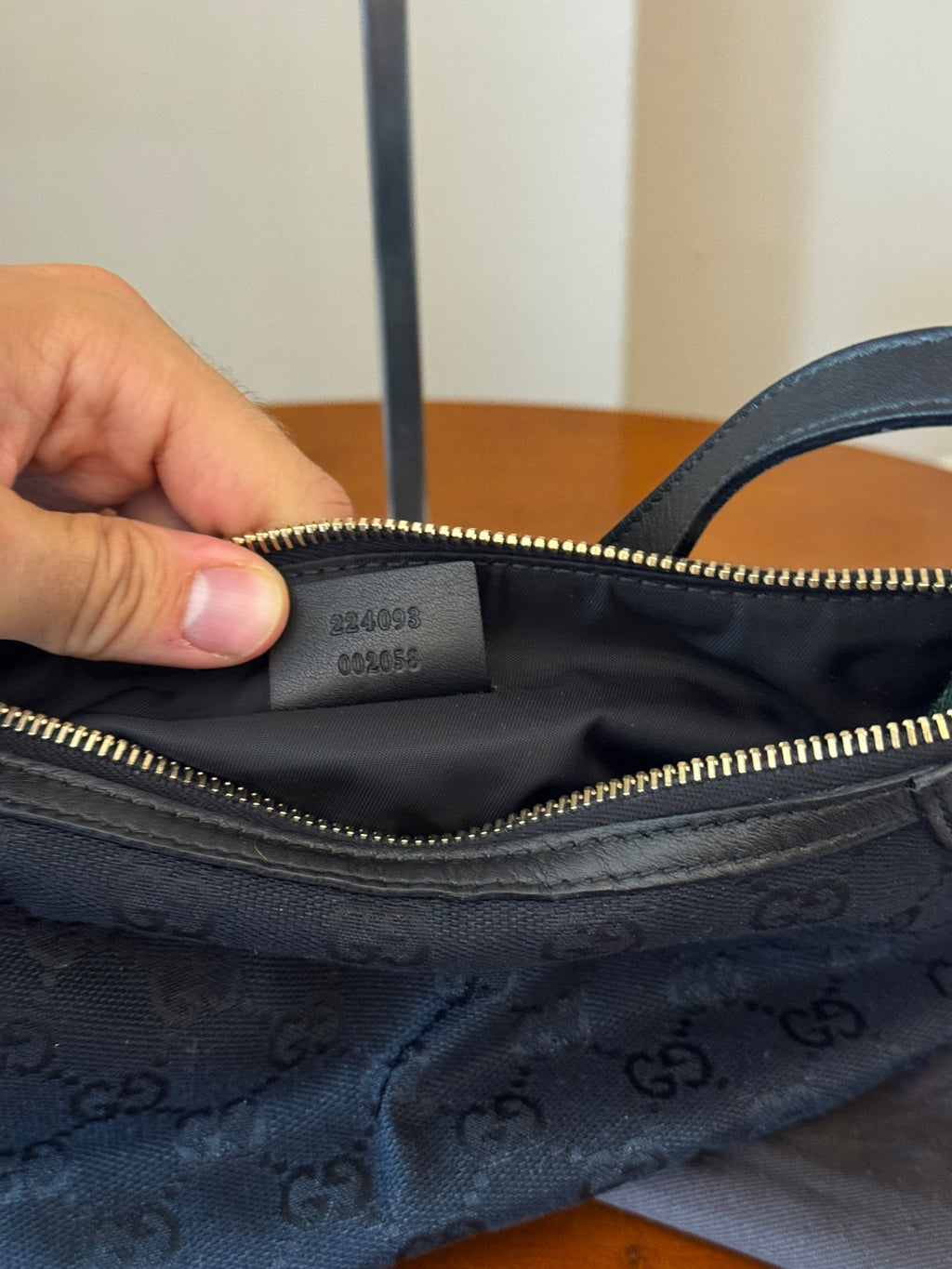 Gucci Princy Pleated Pochette in tela GG