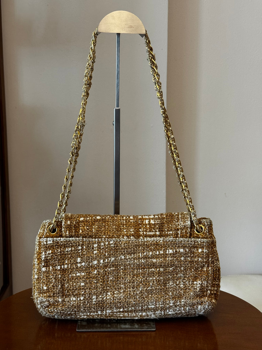 Prada Tela Tweed Flap Bag