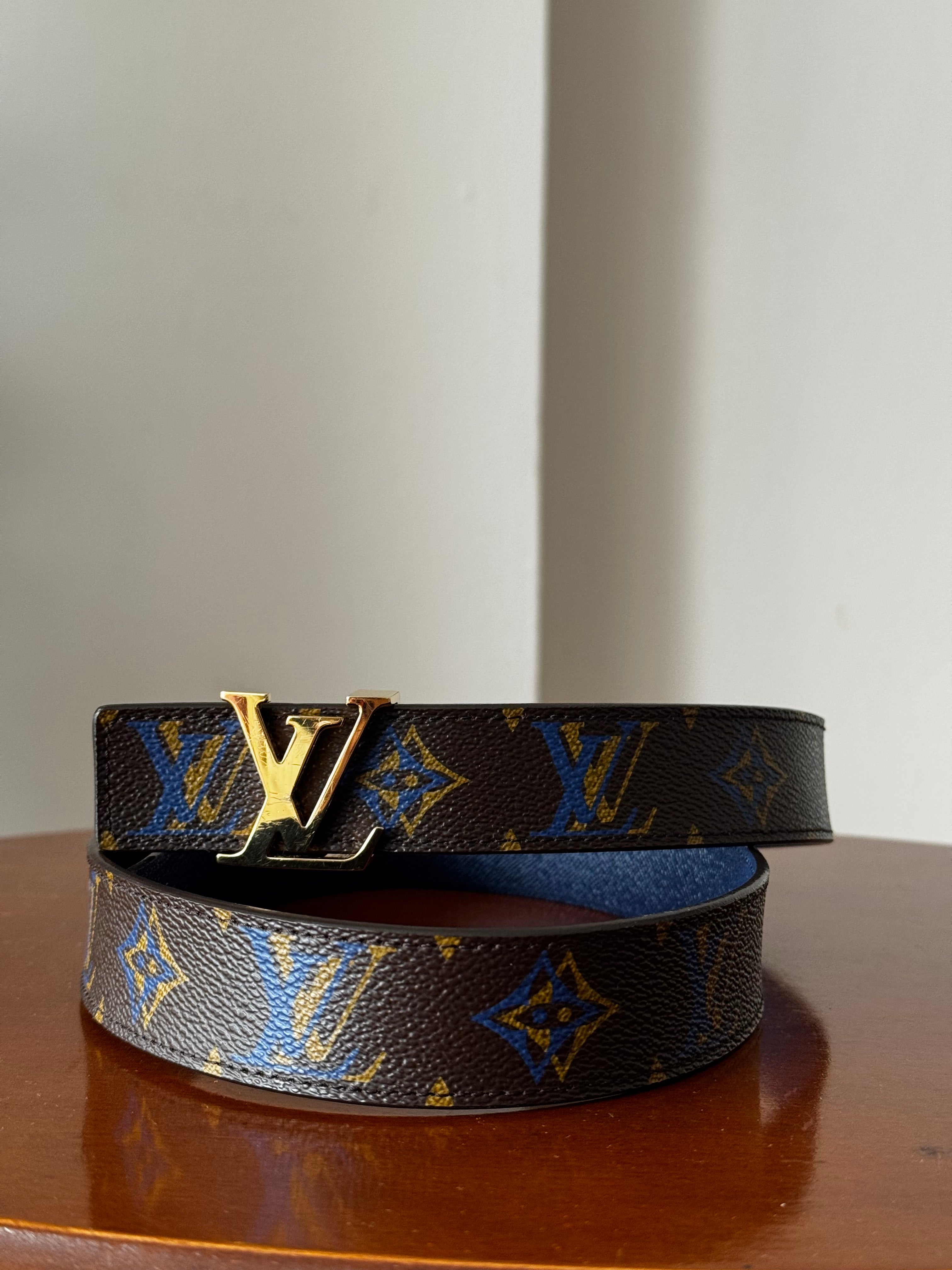 Louis Vuitton Cintura Monogram reversibile