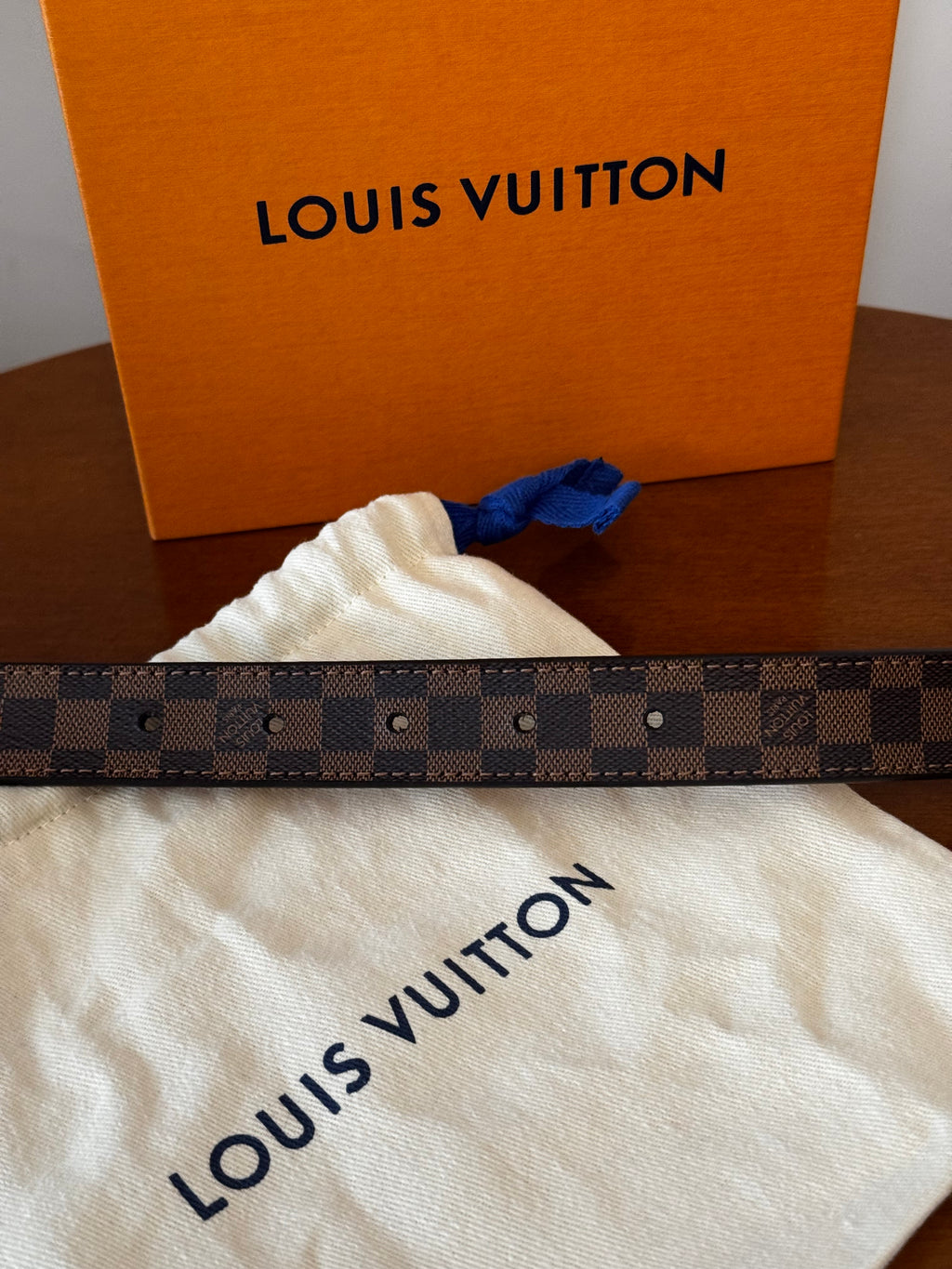 Louis Vuitton Cintura Damier Ebene