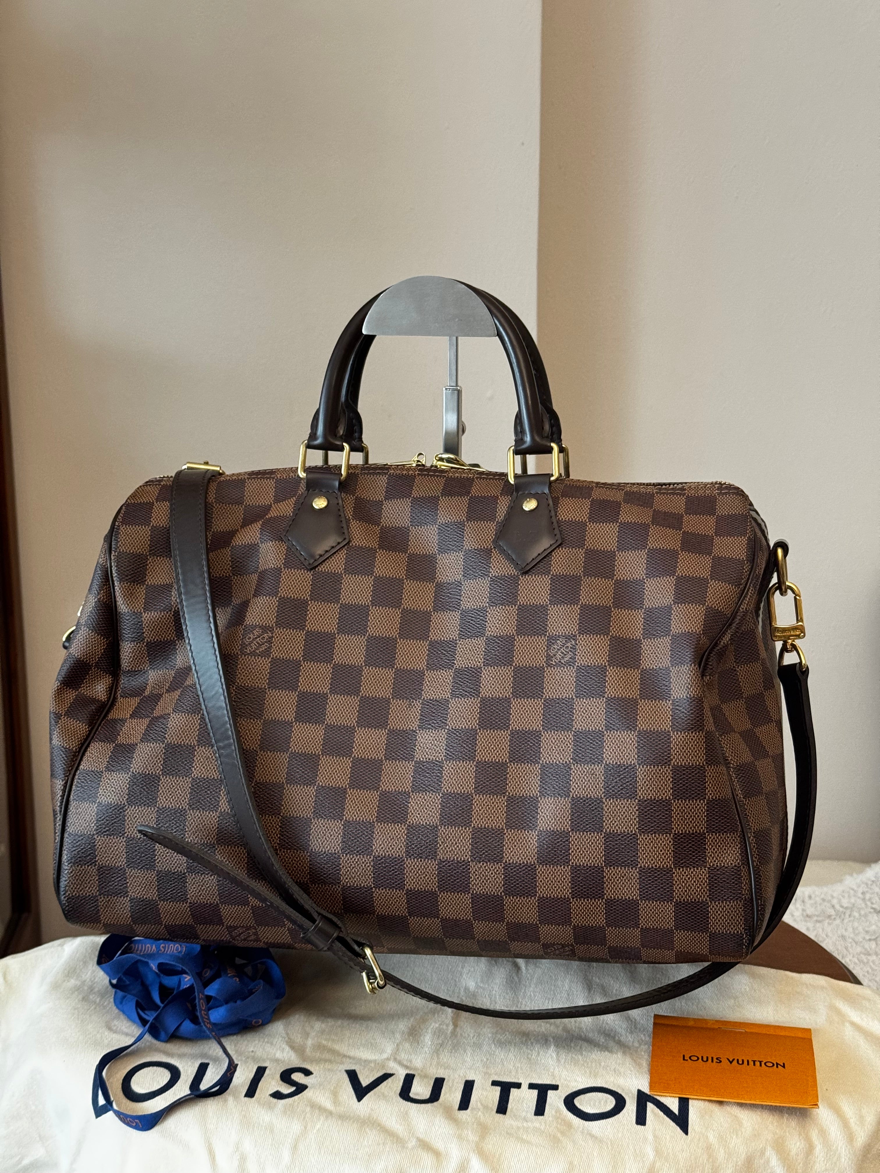Louis Vuitton Speedy Bandouliere 35 damier ebene