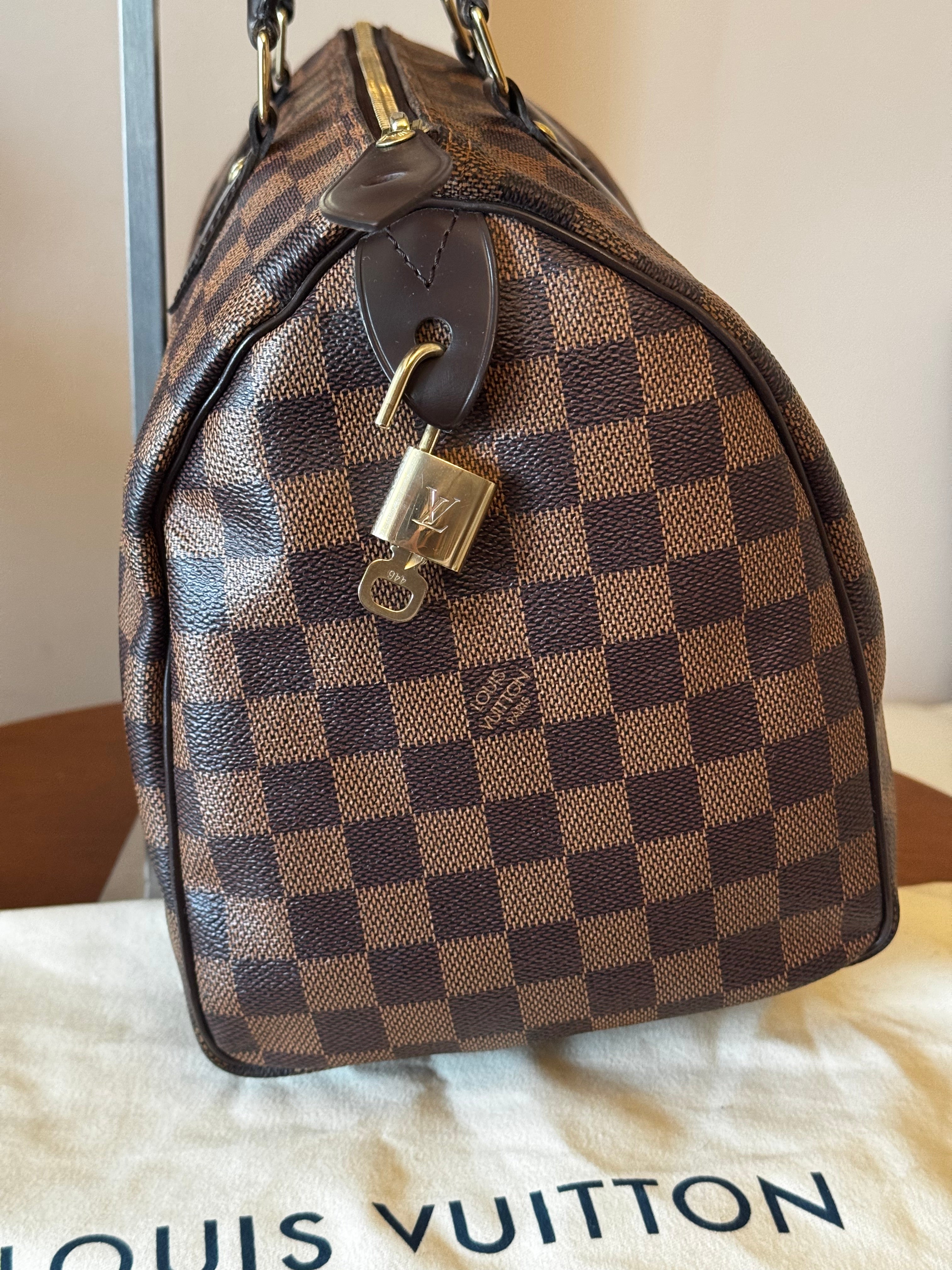 Louis Vuitton Speedy 30 Damier Ebene
