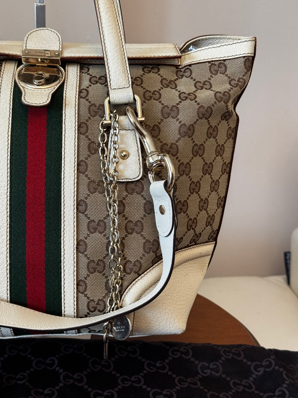 Gucci GG Canvas Web Treasure Boston