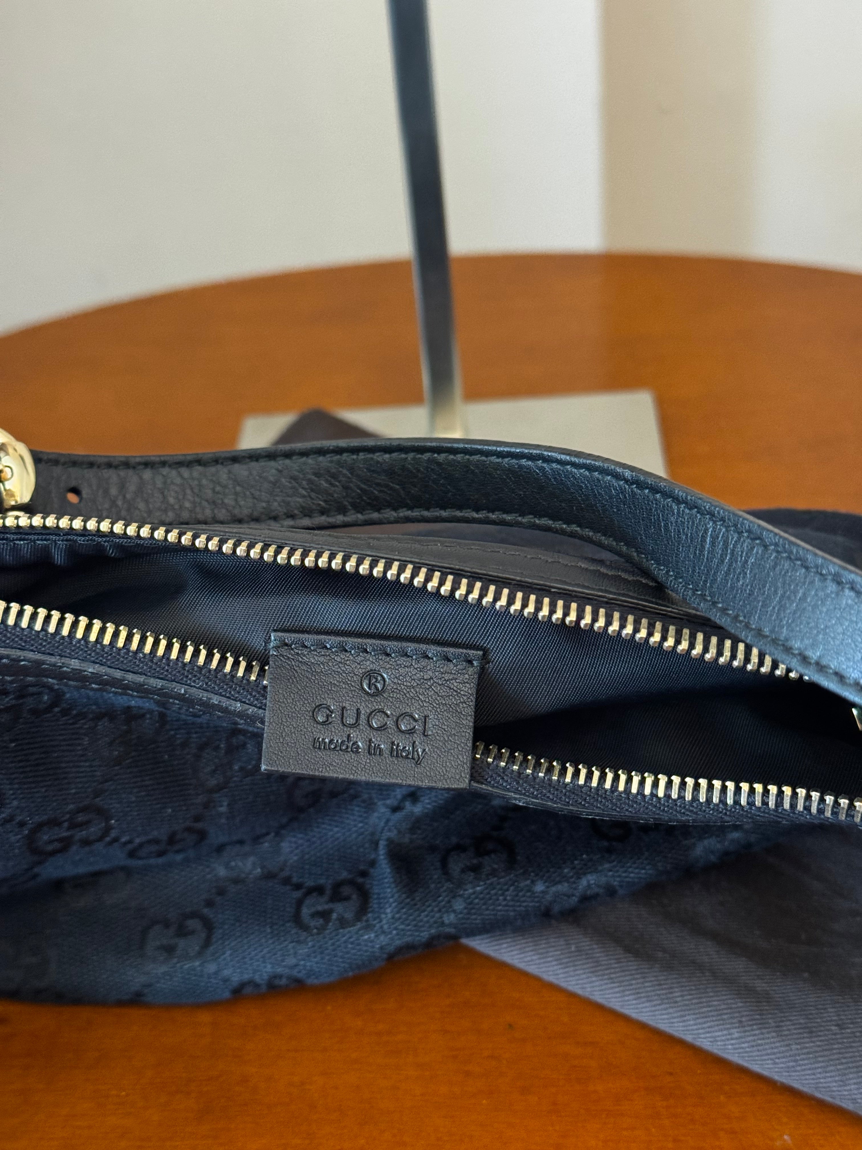 Gucci Princy Pleated Pochette in tela GG