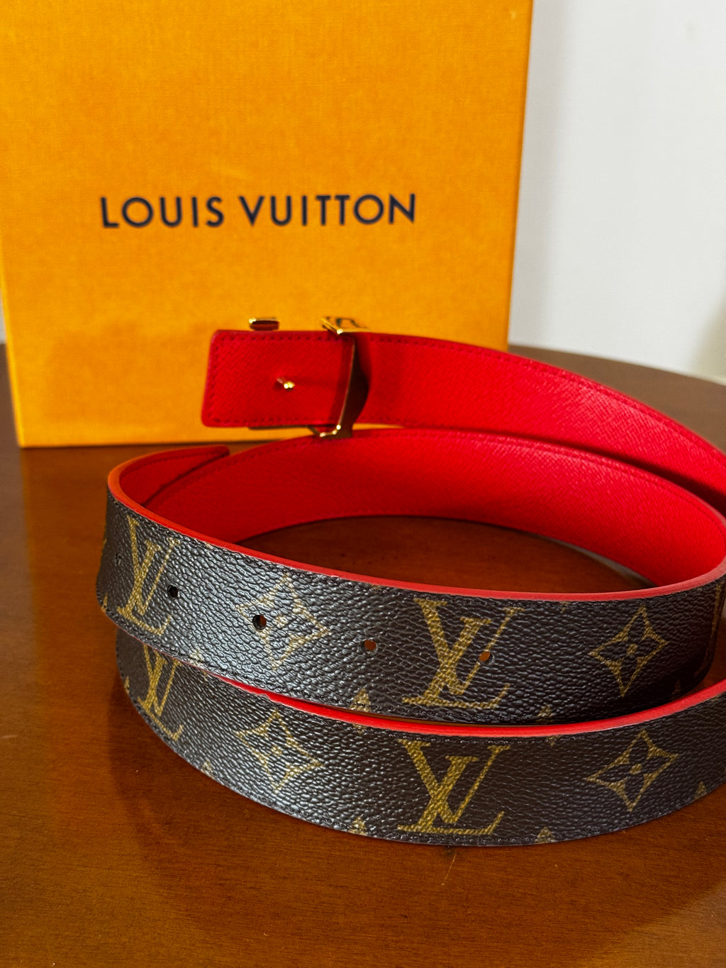 Louis vuitton cintura reversibile