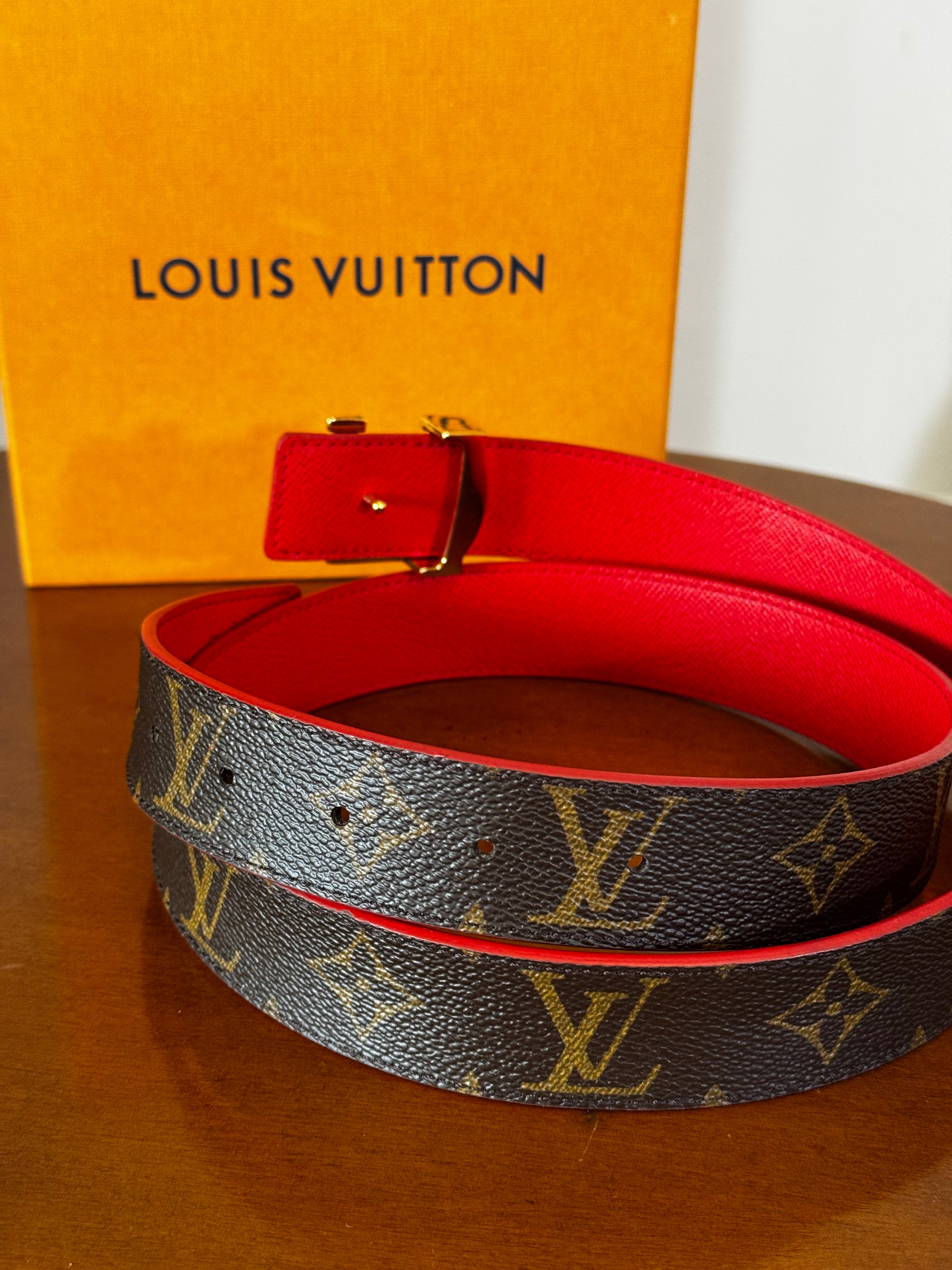 Louis vuitton cintura reversibile