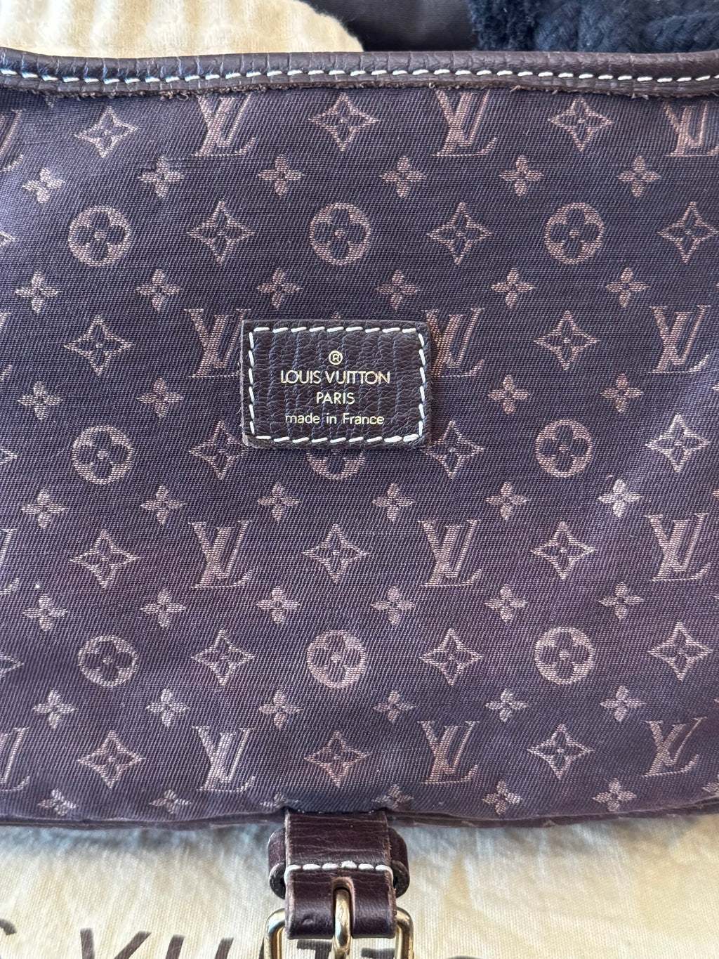 Louis Vuitton Monogram Mini Lin Saumur 30
