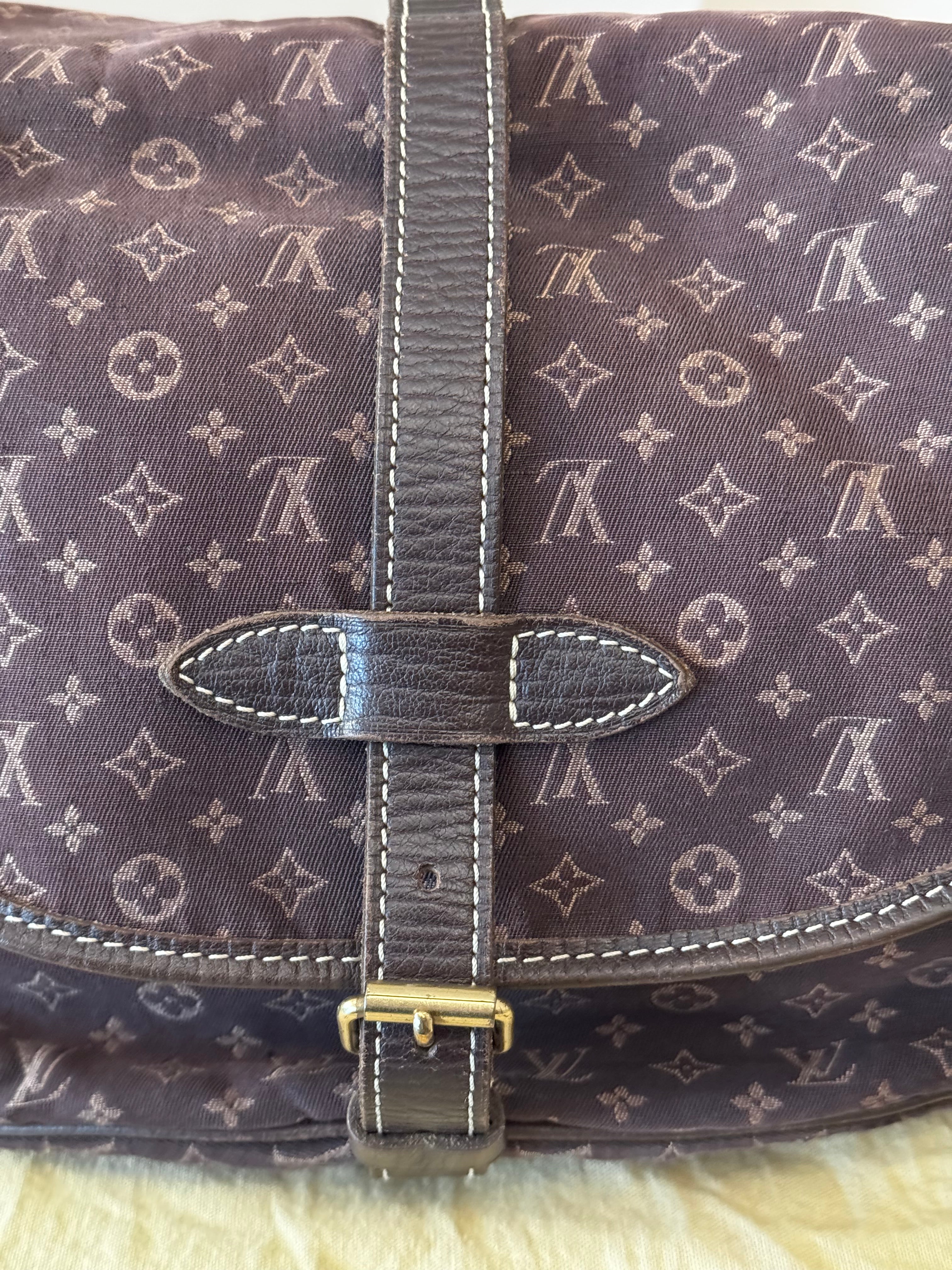 Louis Vuitton Monogram Mini Lin Saumur 30