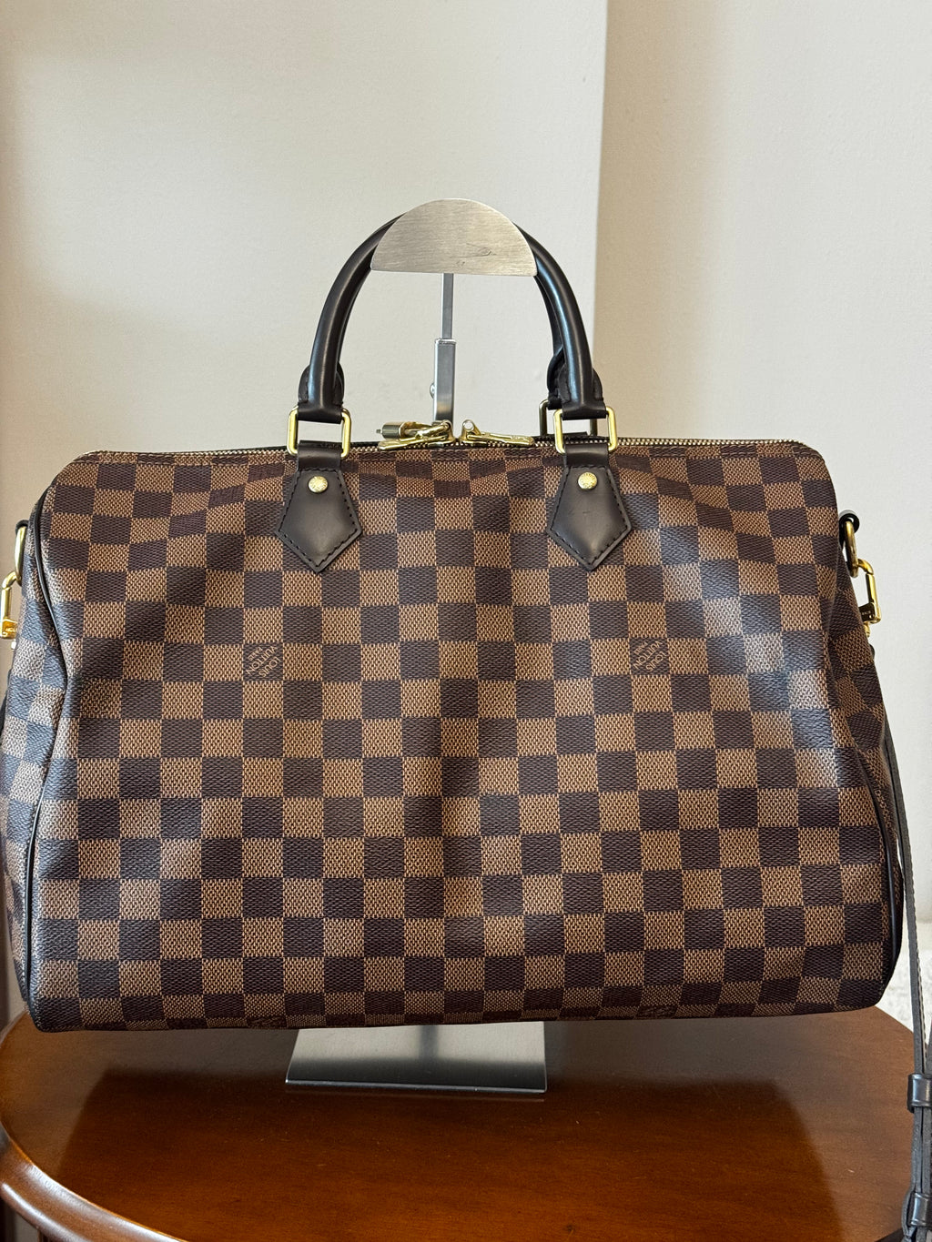 Louis Vuitton Speedy Bandouliere 35 damier ebene