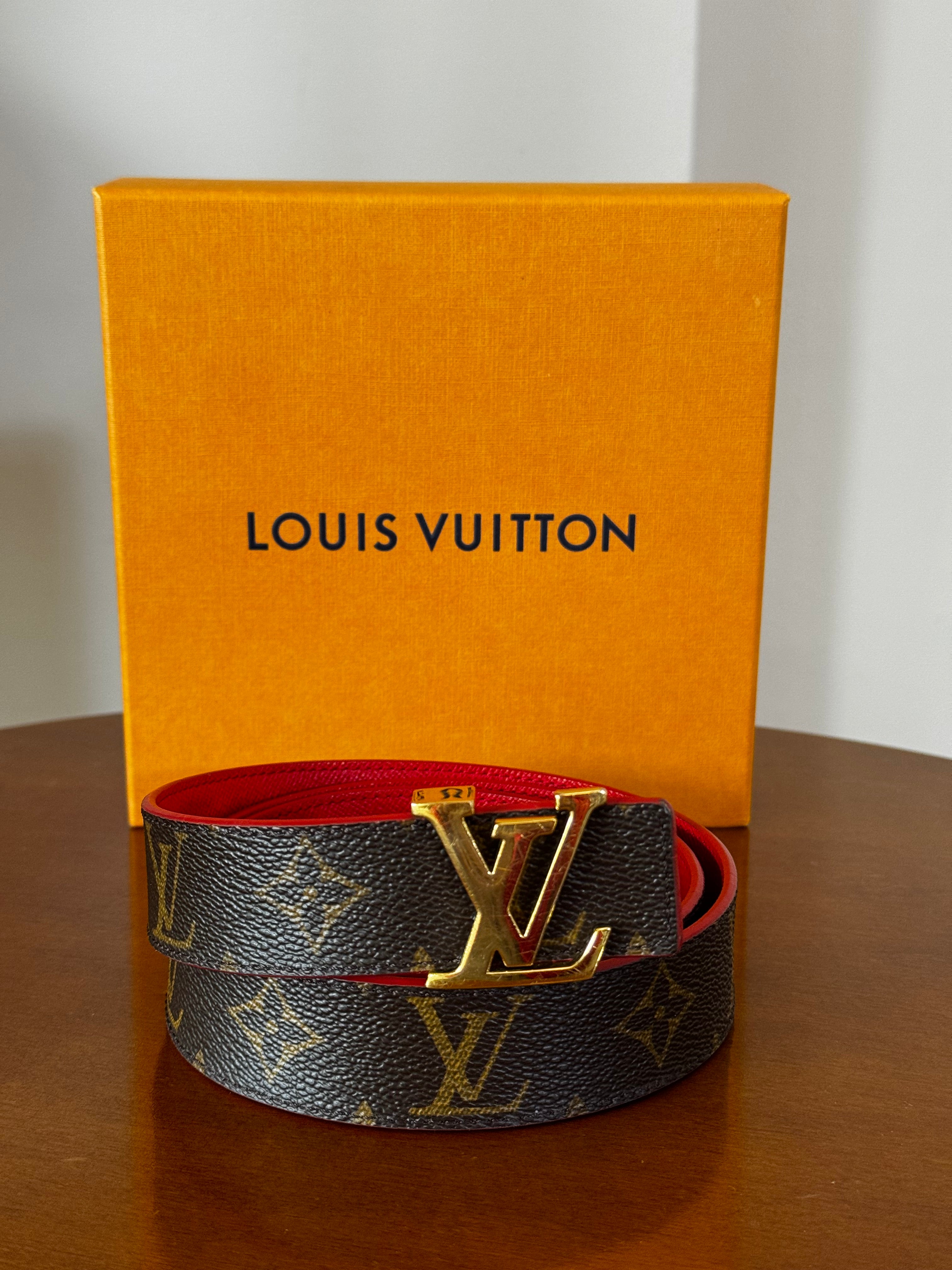 Louis vuitton cintura reversibile