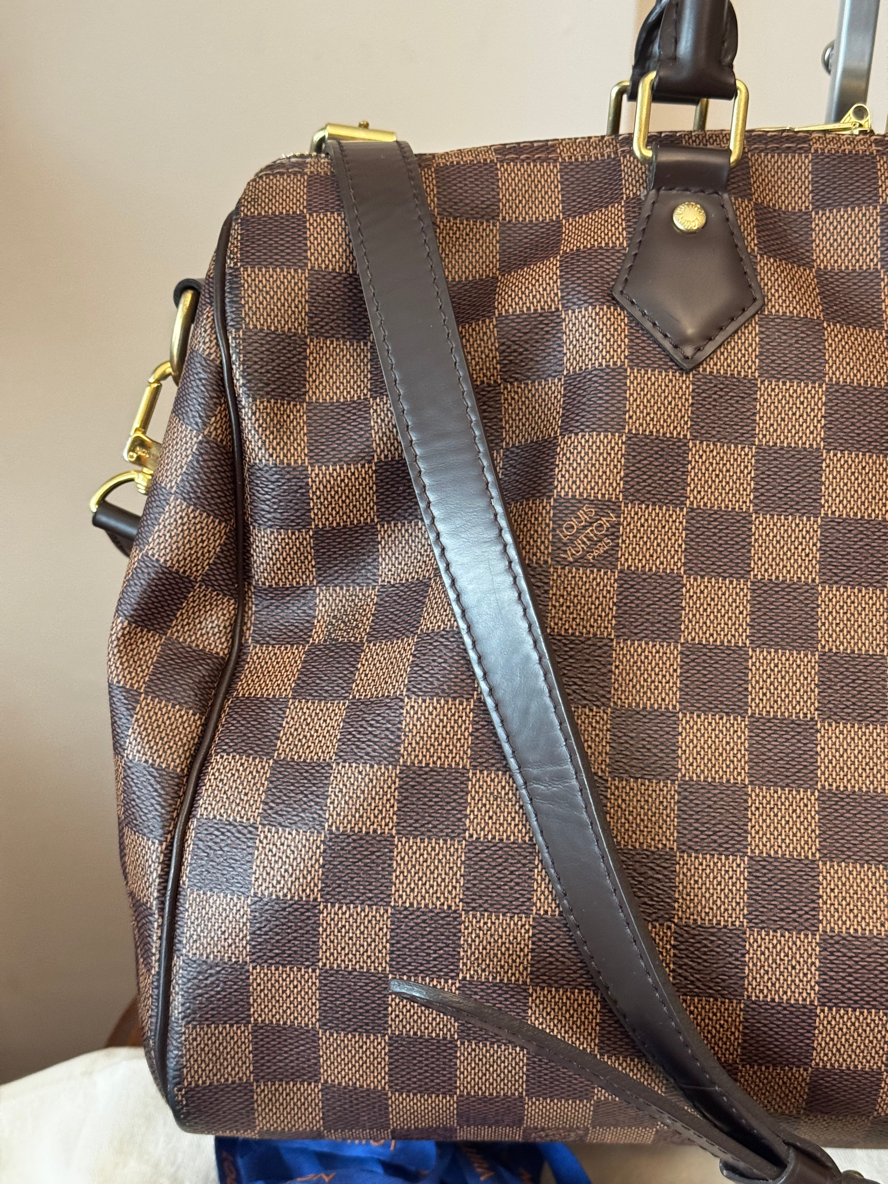 Louis Vuitton Speedy Bandouliere 35 damier ebene