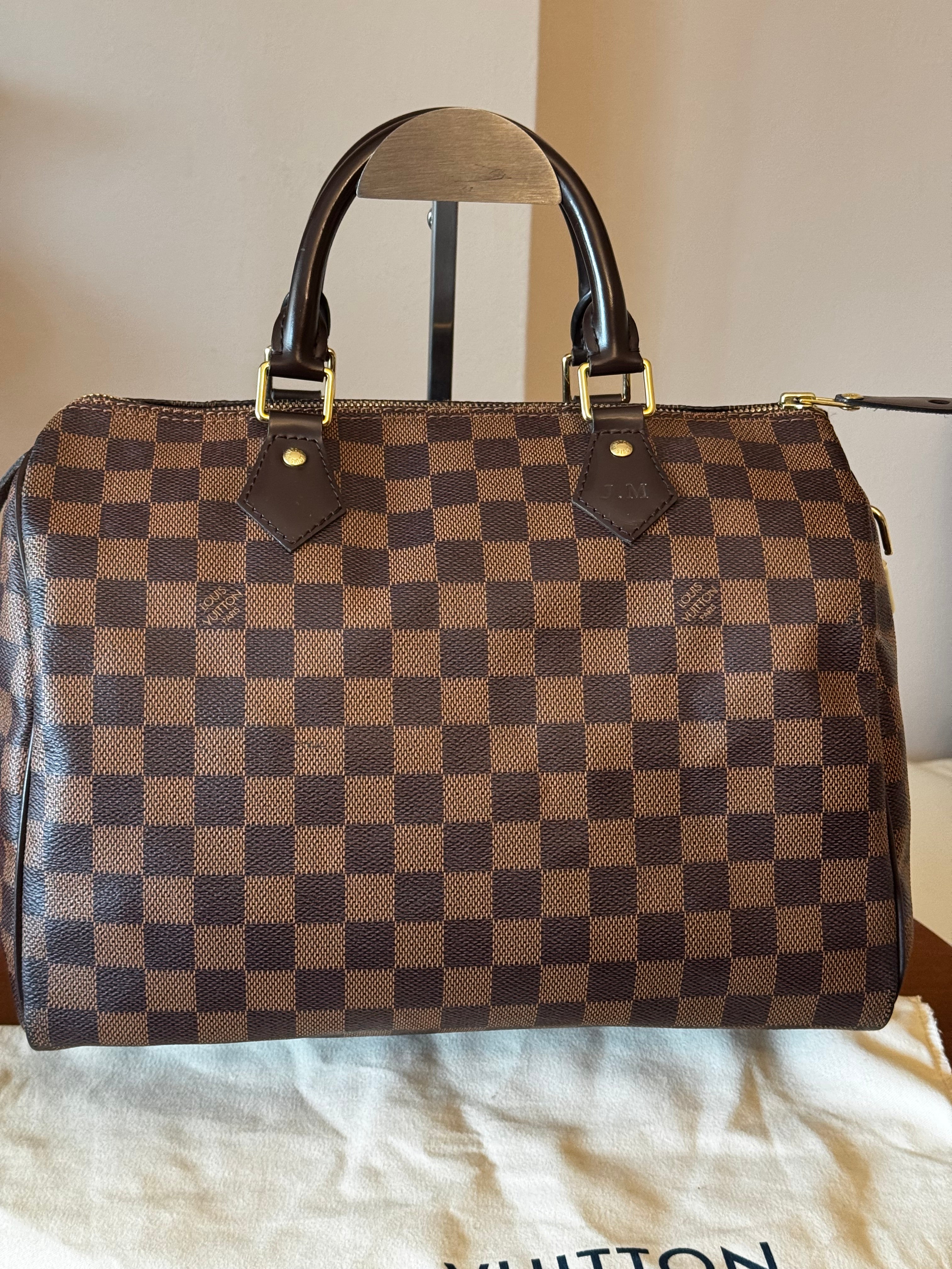 Louis Vuitton Speedy 30 Damier Ebene